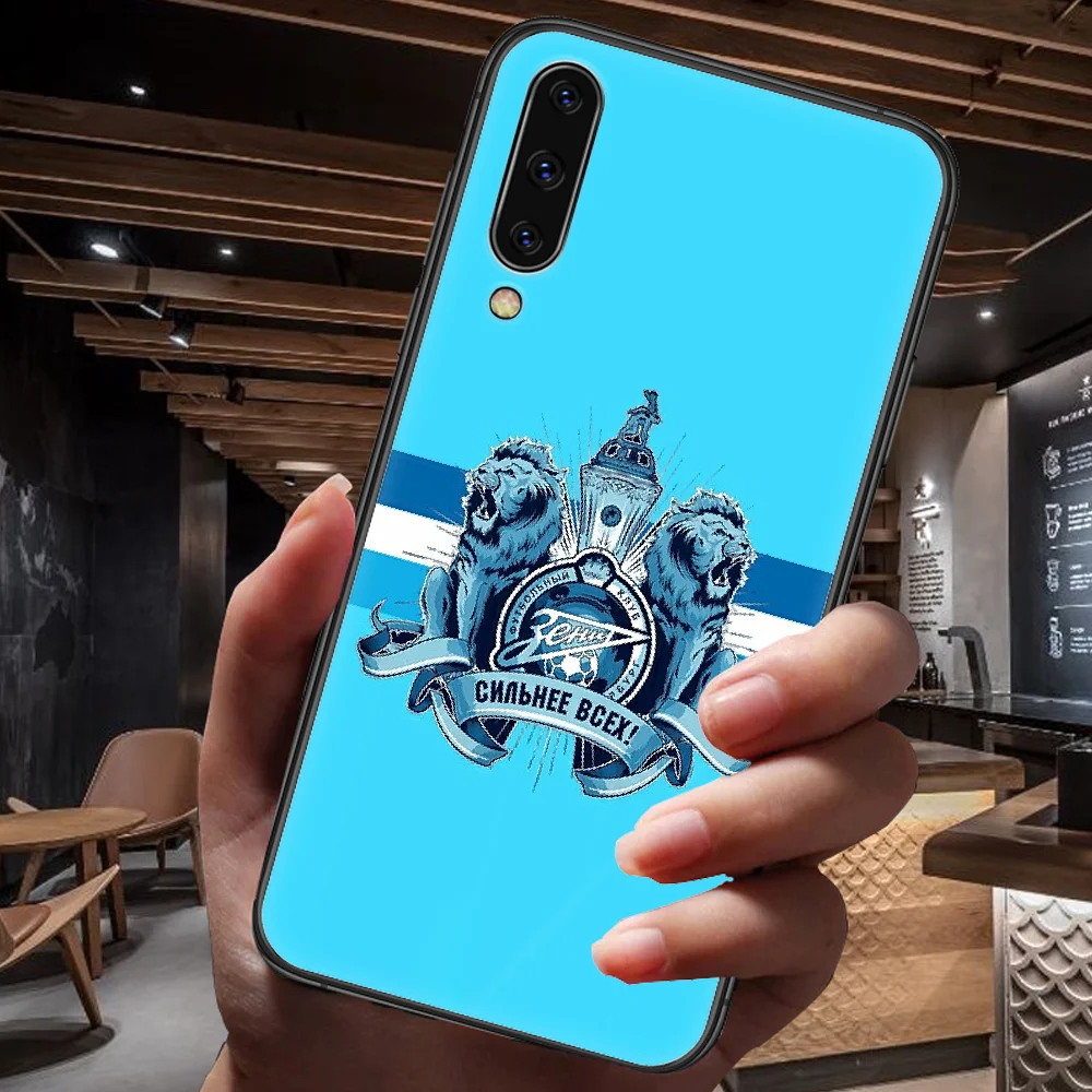 

Soccer Zenits Football Phone Case For Samsung Galaxy A 3 5 7 8 10 20 20E 21S 30 30S 40 50 51 70 71 black Hoesjes 3D Prime Soft
