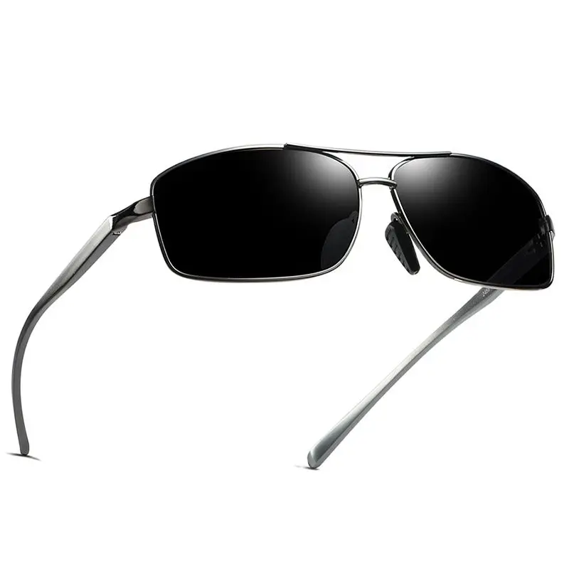 

Classic Retro Mens Polarized Sunglasses Men Rectangle Sun Glasses Aluminum Frame Sunglasses Men UV400
