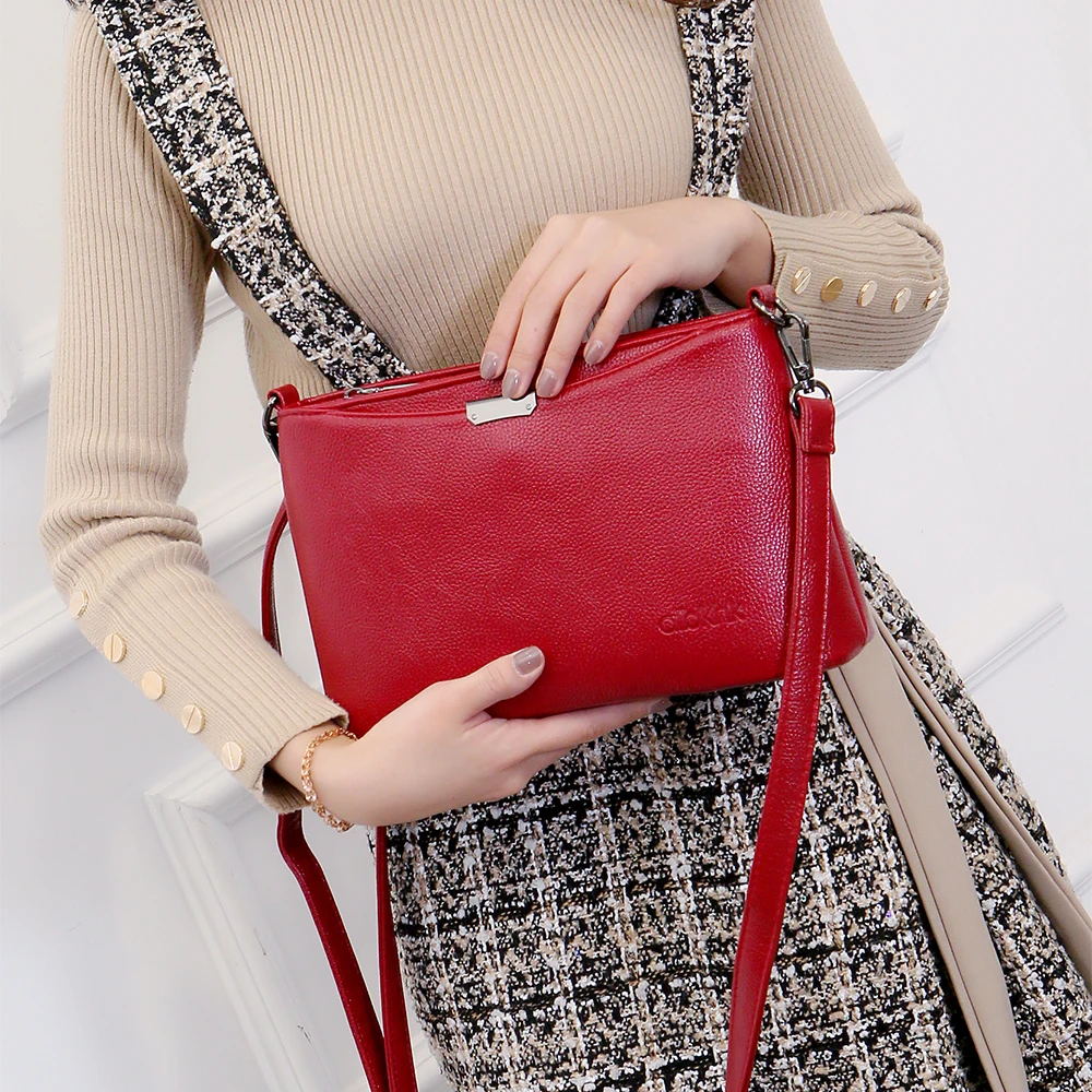 Женские сумки на плечо из натуральной кожи с длинным ремешком высокого качества