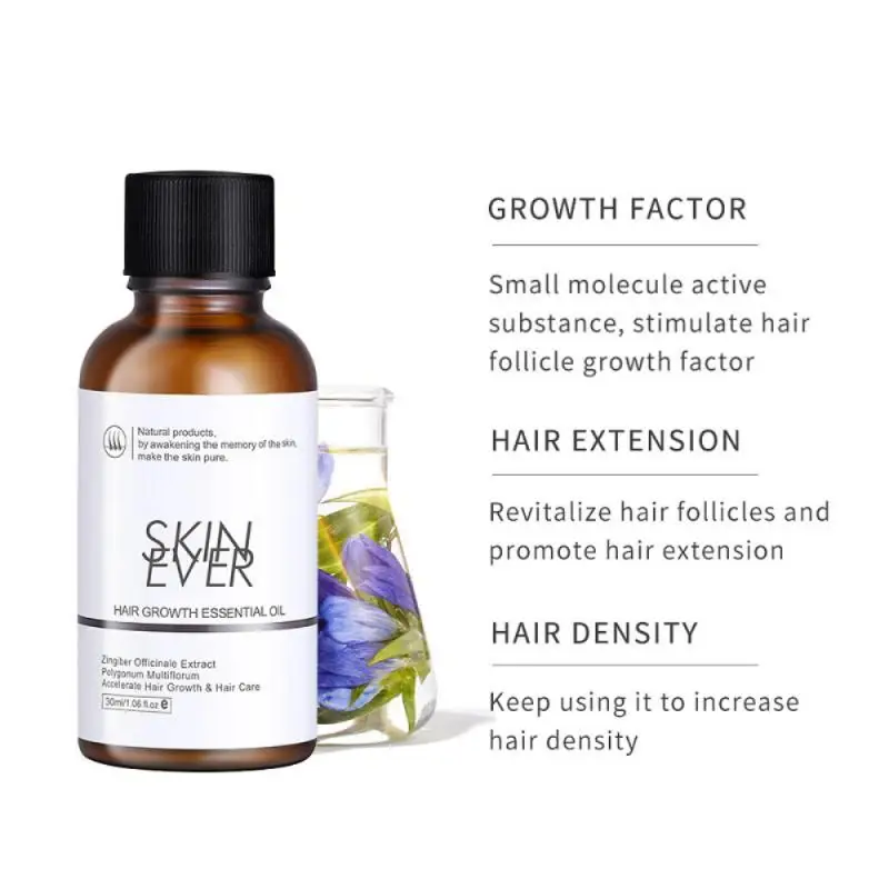 

Hair Growth Essential Oil Plant Extract Scalp Care Solution Ginseng Polygonum Multiflorum Extract Nourishing Hair Care TSLM1
