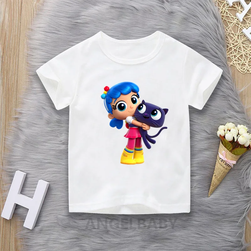 

True and the Rainbow Kingdom Cartoon T shirt For GIrls Summer Kids Tops Baby Boys Clothes Funny Children T-shirt