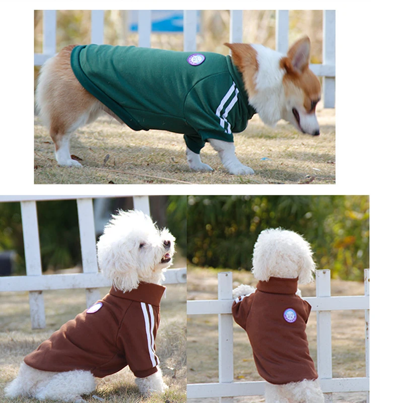 Хлопковые худи для домашних собак весенний спортивный костюм одежда мопса с