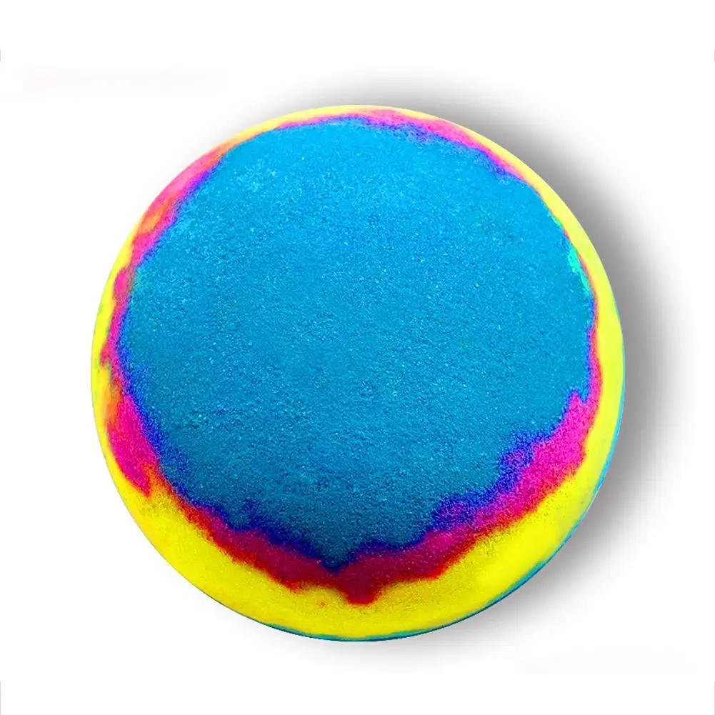 Яркий гламурный 1 шт. Радуга звездное небо спа ванна бомба соль мяч ароматерапия