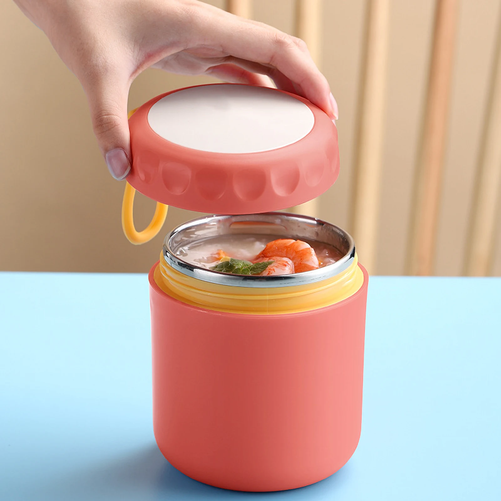 Суповая чашка пищевой контейнер пищевые фляжки нержавеющая сталь изолированная