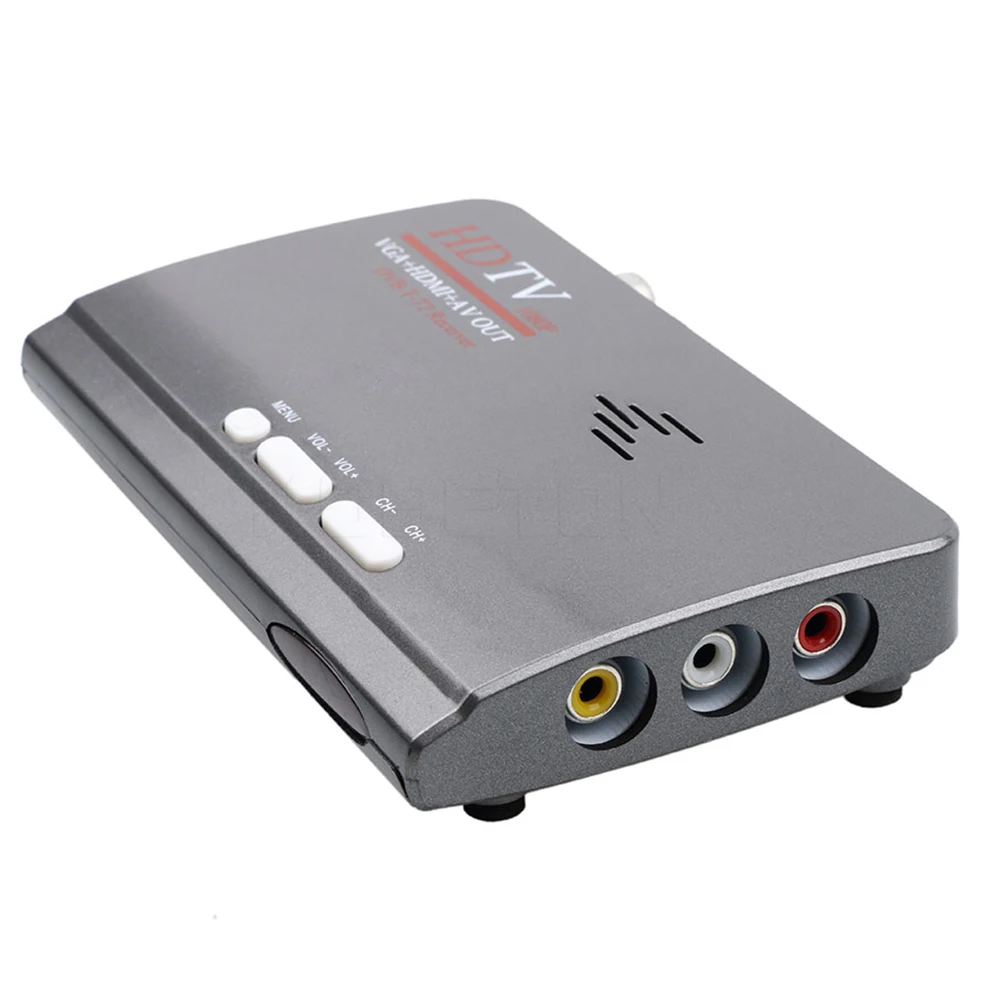 ТВ-тюнер Цифровой HDMI DVB-T T2 dvbt2 ТВ-приставка VGA AV CVBS ТВ-приёмник HD 1080P DVB-T2 конвертер с