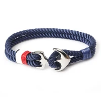 lovers bracelet hand woven mens charm nautical lifeline chain accessory rope bracelet mens parcel boat anchor sports hook