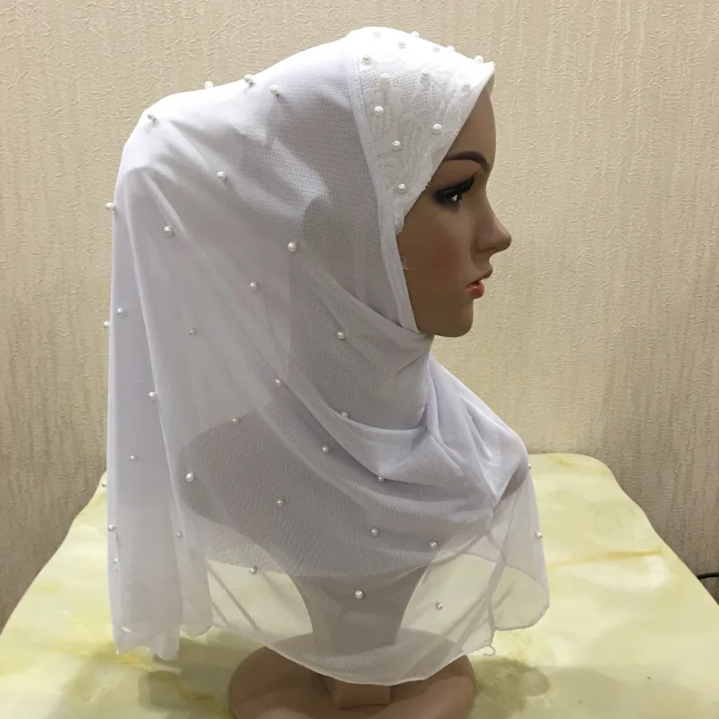 

Double Layer Mesh Nail Beads Arab Headband Fashion Hat Headtie