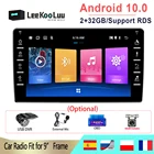 Автомагнитола LeeKooLuu, 2 din, Android 10,0, мультимедийный плеер с GPS-навигацией, Wi-Fi, Mirrorlink для Toyota, Volkswagen, Hyundai, Kia, Ford