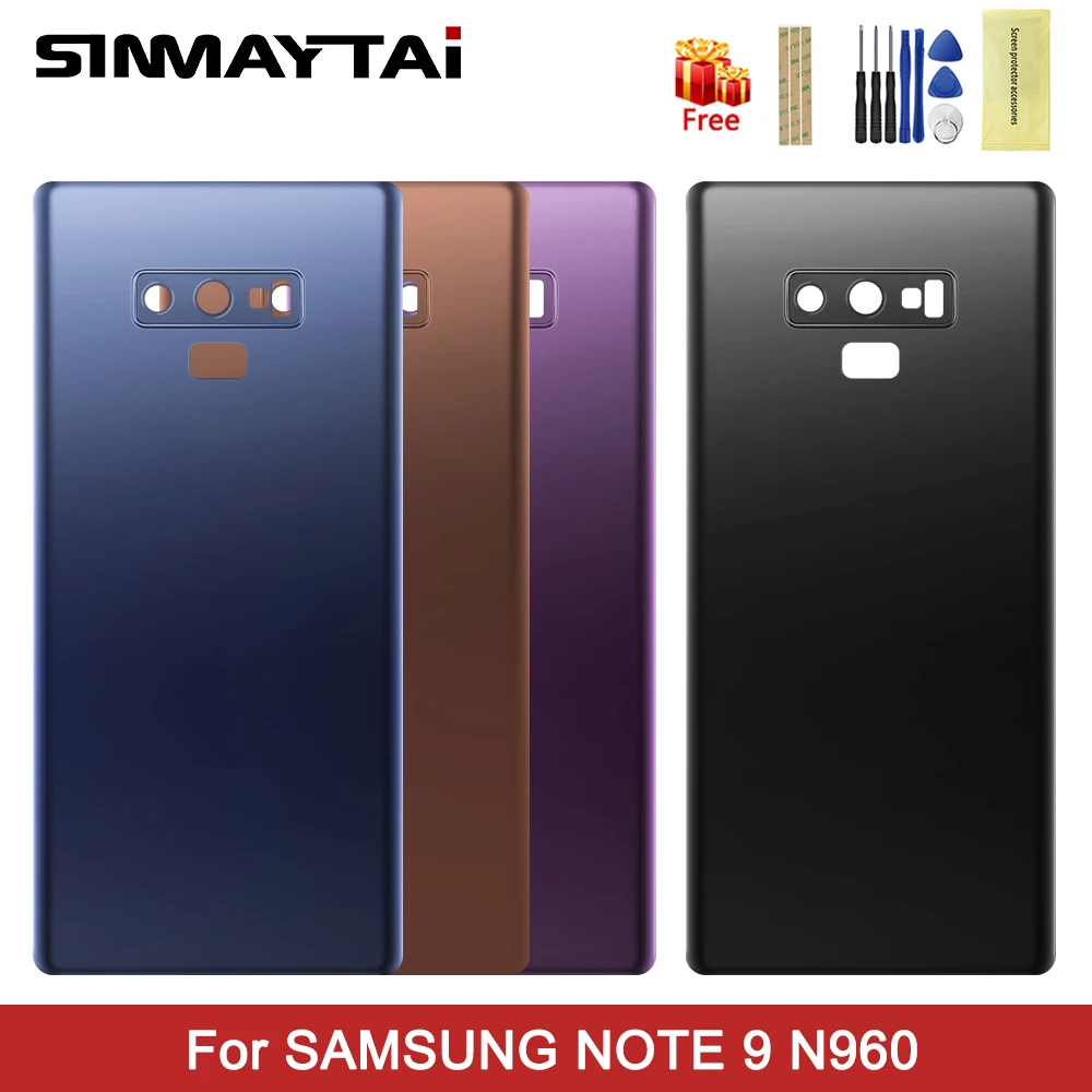 Задняя крышка аккумуляторного отсека для Samsung Galaxy NOTE 9 корпус двери запасные