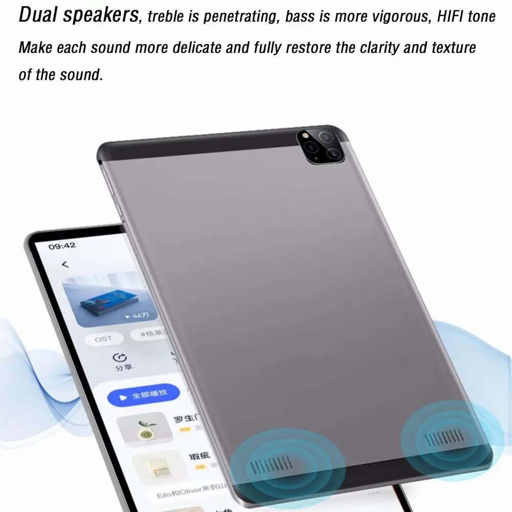 10,1 pulgadas TABLET ANDROID 11 6GB + 128GB Netbook 1920x1200 tabletas PC 10Core Tablette Dual 4G port&aacute;tiles 13MP + 24MP PAD tableta GPS venta-4