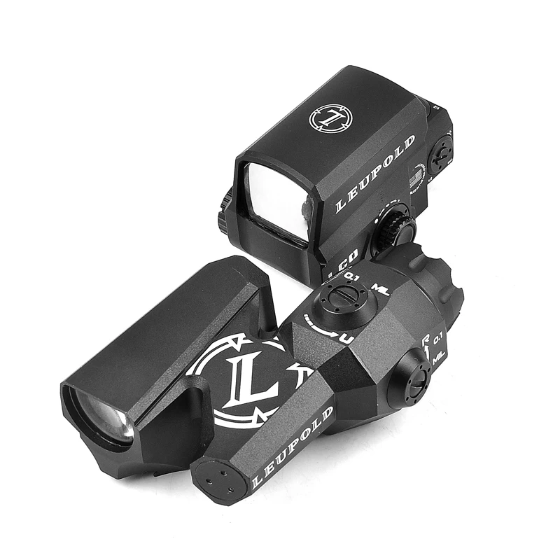 D EVO с двойным усилением зрения оптическая винтовка прицел Лупа LCO красная точка