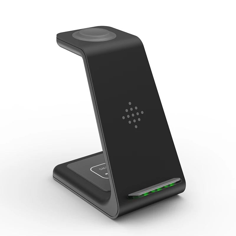 Новинка 3 в 1 QI 10 Вт Type-C Беспроводное зарядное устройство для iphone Apple Watch Airpods Qi S10