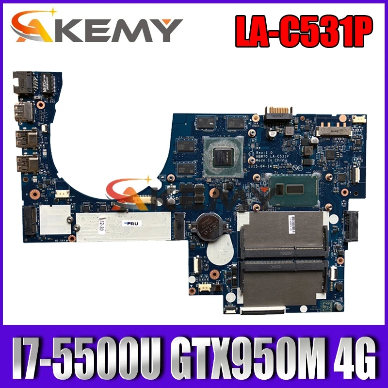 

Бесплатная доставка 813682-001 813682-501 813682-601 для струйного принтера For HP 17T-N M7-N серии Материнская плата ноутбука I7-5500 процессор LA-C531P