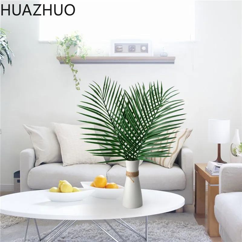 Искусственная пальма букет искусственных листьев ветки большое зеленое