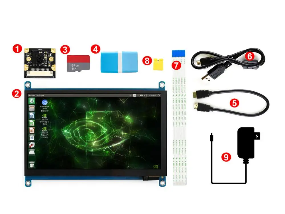 Jetson Nano Developer Kit Acce A/Acce B/Acce C дополнительный адаптер питания для