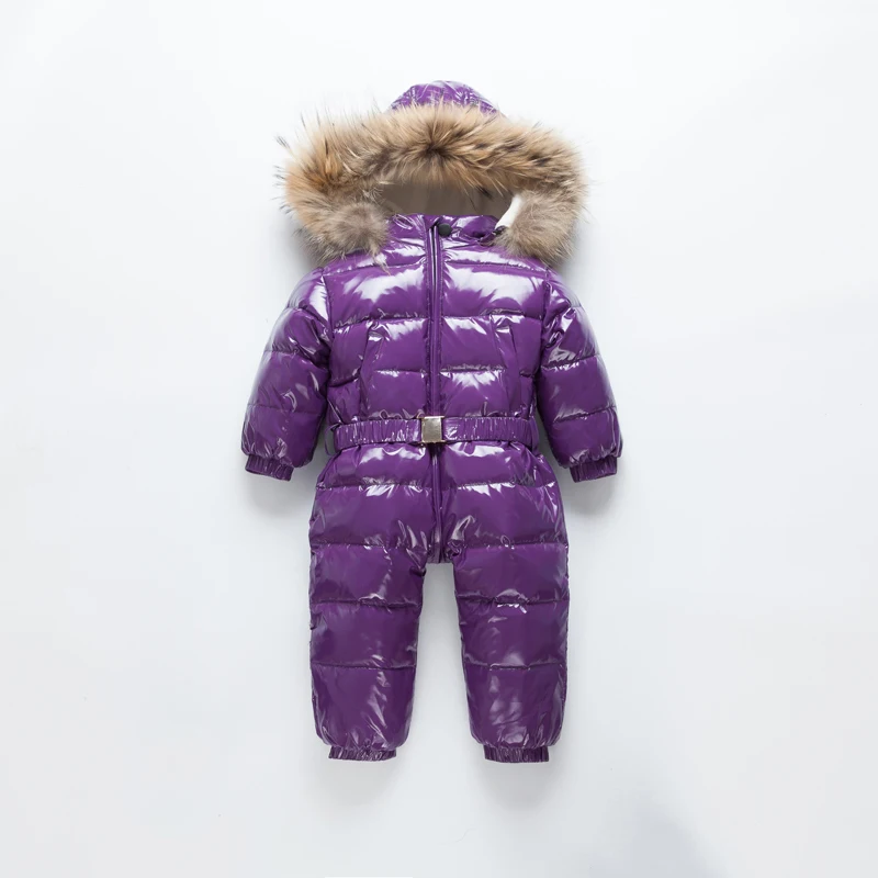 RUSSIA  Kids Winter Jumpsuit  Children's Down feather Climbing Clothes 0-4 years old