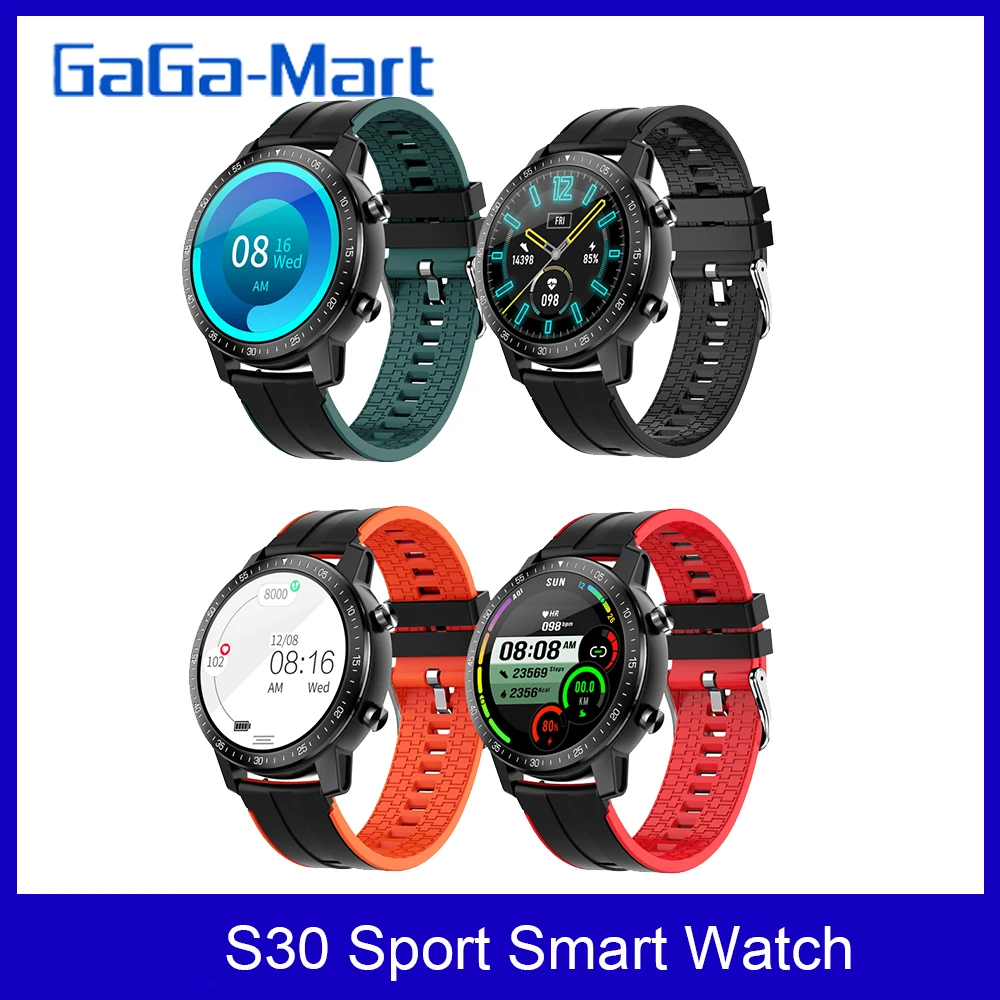 S30 спортивные Смарт часы IP68 Водонепроницаемые с экраном 1 3 дюйма