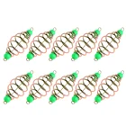 10 шт.партия рыболовная приманка, пружинная приманка, встроенная подвесная снасть, фидер из нержавеющей стали