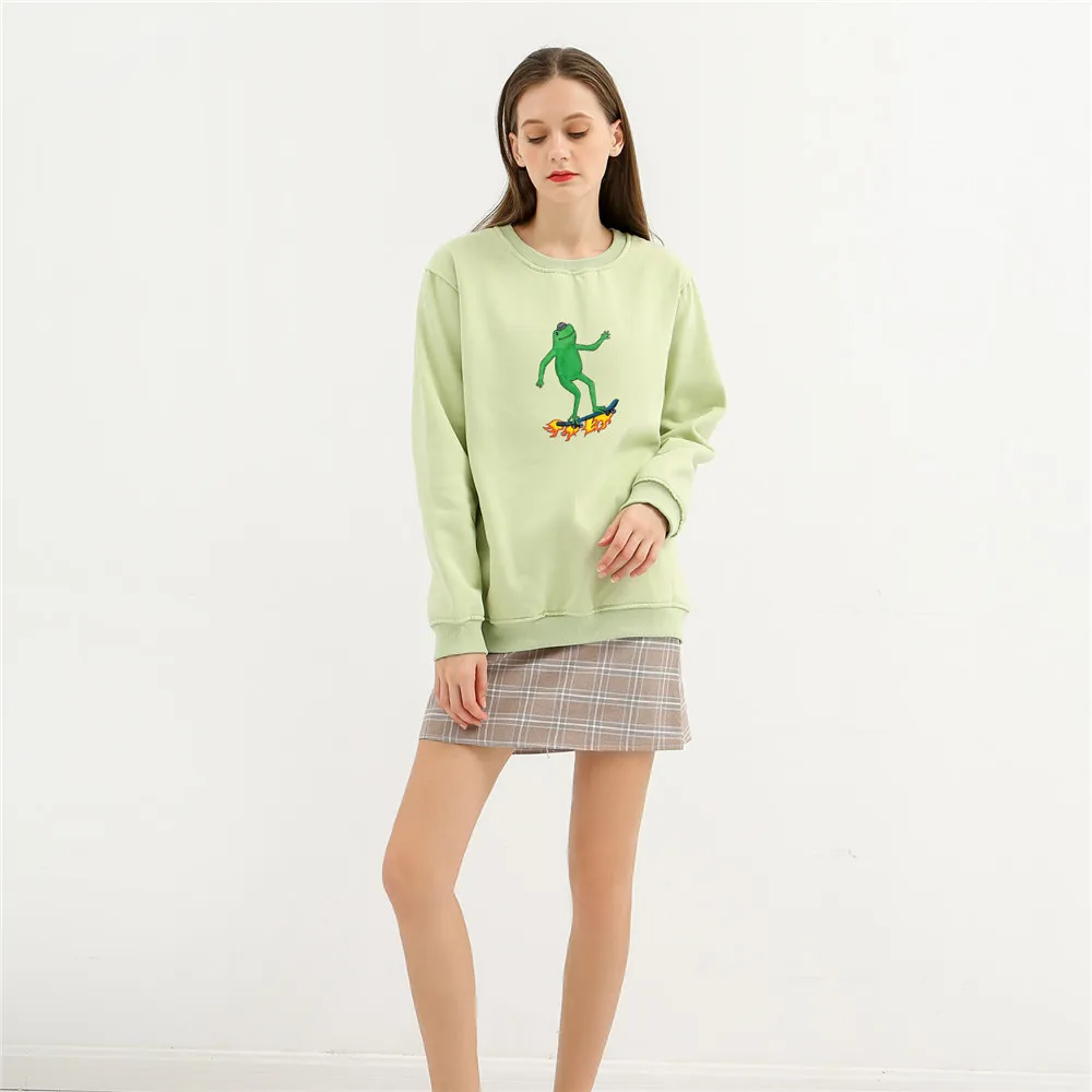 O Neck Cool Funny Crewneck Sweatsuits for Women Autumn Womens Kpop Sweatshirts Winter Pullovers Sweetshirts Oversized Hoodies