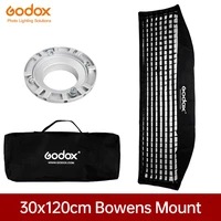 godox 12x 47 30 x 120cm strip honeycomb grid rectangular softbox for photo strobe studio flash softbox bowens mount