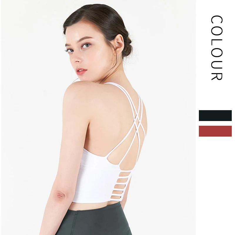 Новый стиль спортивный дышащий Быстросохнущий Спортивный бюстгальтер для йоги