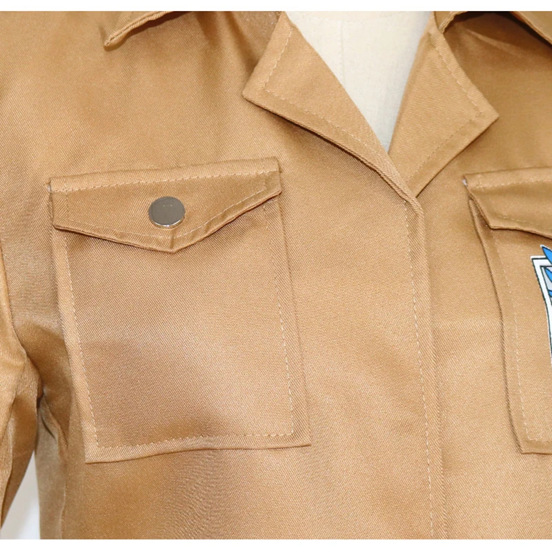 

Anime Cosplay Green Cape Japanese Hoodie Attack on Titan Cloak Shingeki No Kyojin Scouting Legion Jacket Costume Dress