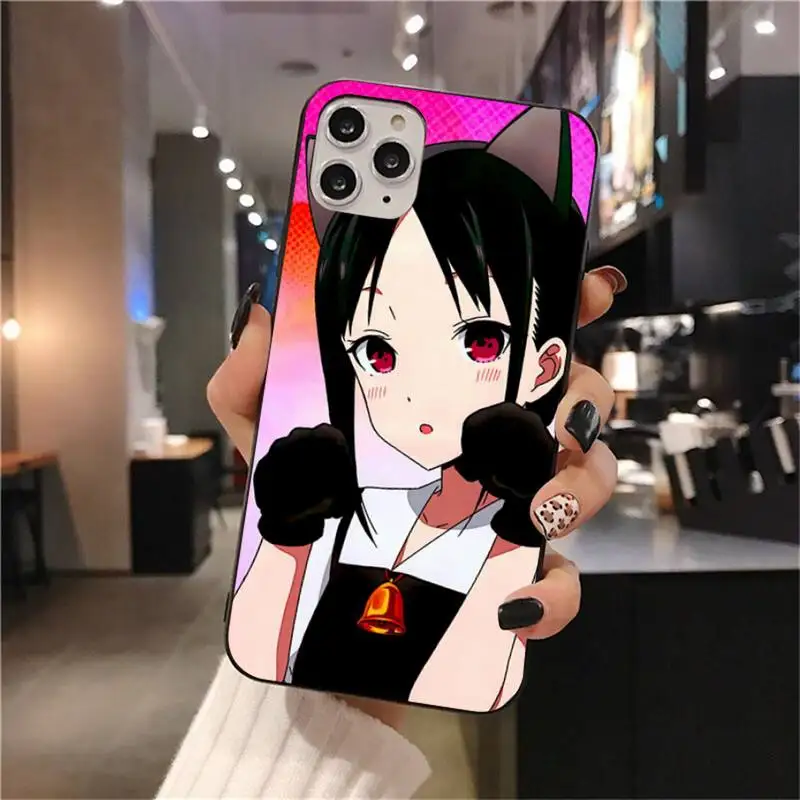 Фото Shinomiya Kaguya sama Love Is War Phone Case For iphone 12 11 Pro Max Mini XS 8 7 6 6S Plus X 5S SE 2020 XR cover Мобильные Shinomiya Kaguya sama Love Is War Phone Case For iphone 12 11 Pro Max Mini XS 8 7 6 6S Plus X 5S SE 2020 XR cover Мобильные