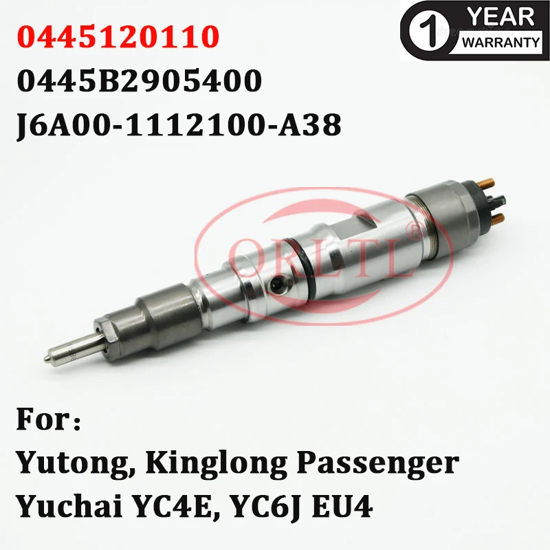 

0445 120 110 Common Rail Injector 0 445 120 110 Auto Engine Part Nozzle Inyector 0445120110 For YUCHAI J6A00-1112100-A38