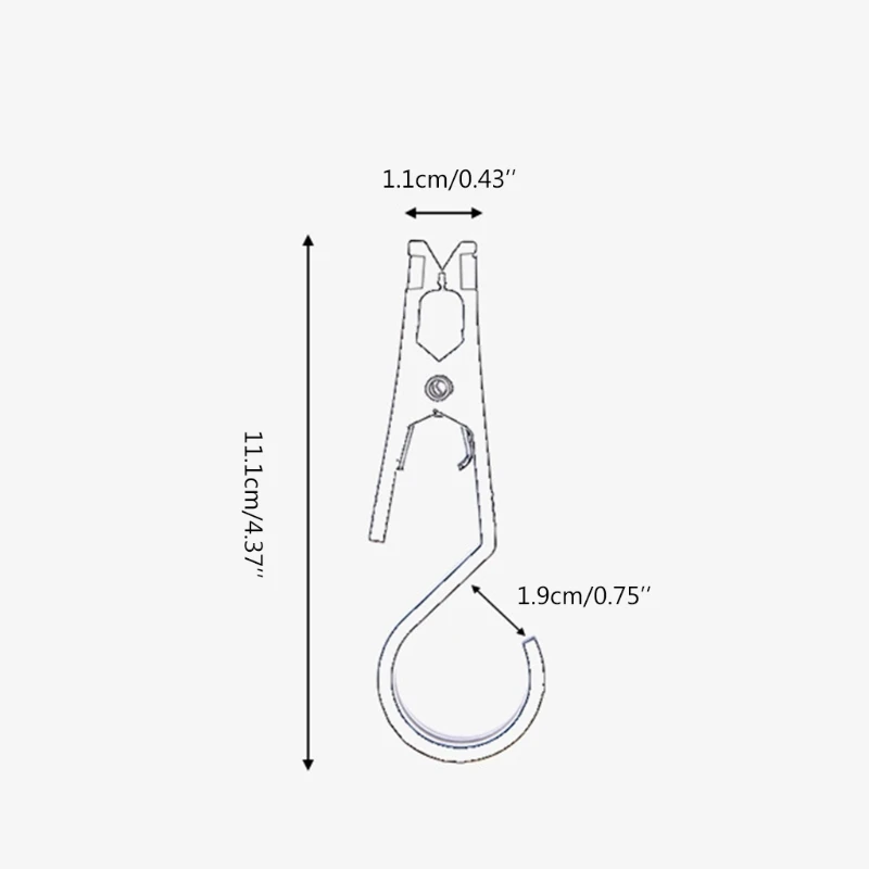 

Non-slip Fixed Clip Accessories Outdoor Tent Canopy Cloth Clip Hook Holder Portable Multifunctional Tool