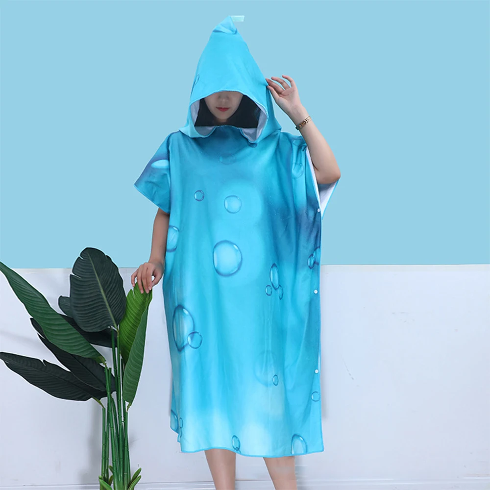 Bathrobe Cloaks Hot Spring Seaside Travel Camping Swimming Pool Fitness Bath Towels