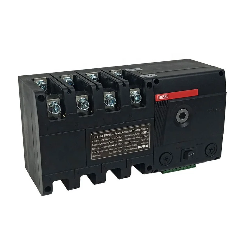 

RP7S-630 4 полюса 220V одна фаза 3 фазы двойной Мощность автоматического включения резерва