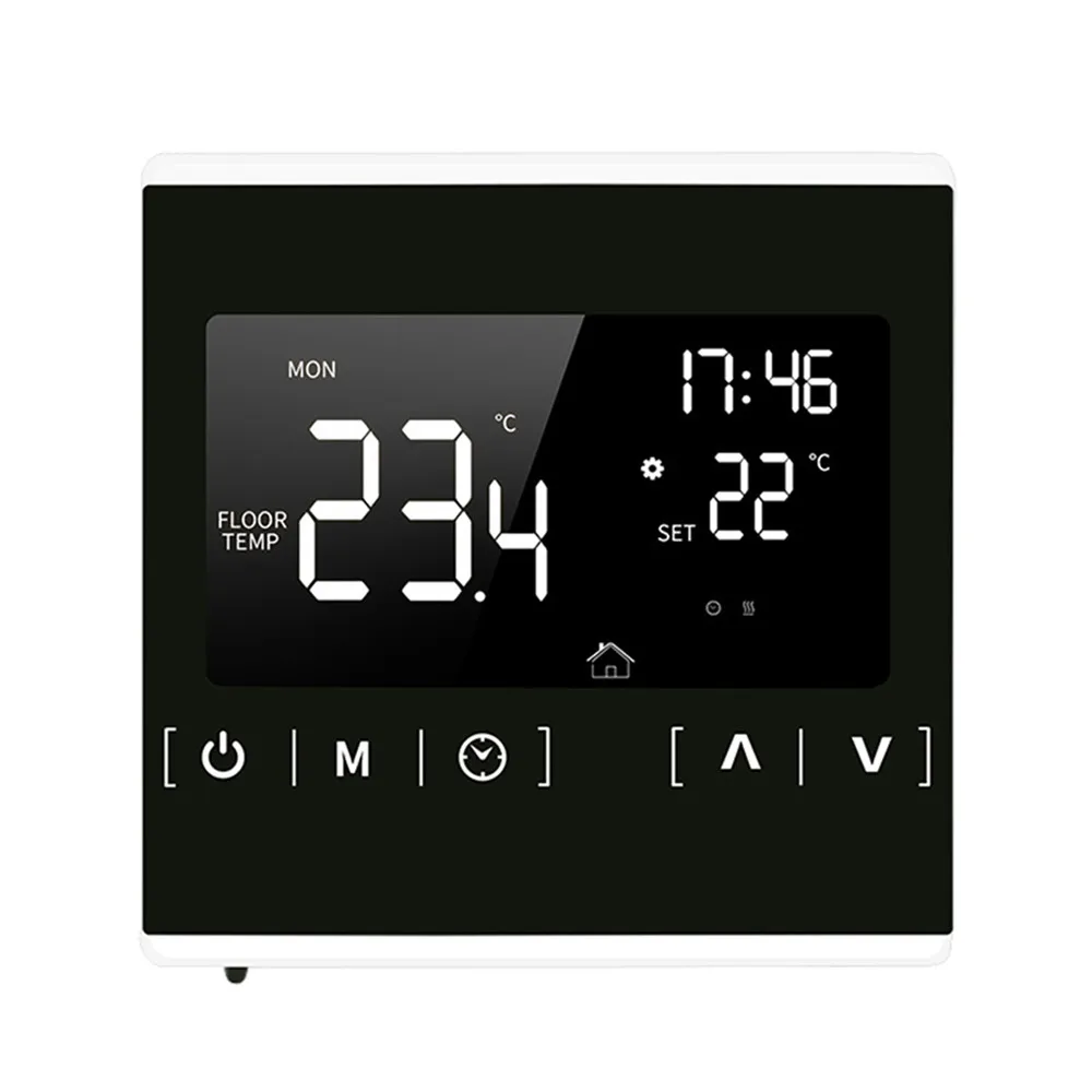 

85v - 240v Smart Lcd Touch Screen Thermostat Electric Underfloor Heating System Room Temperature Controller
