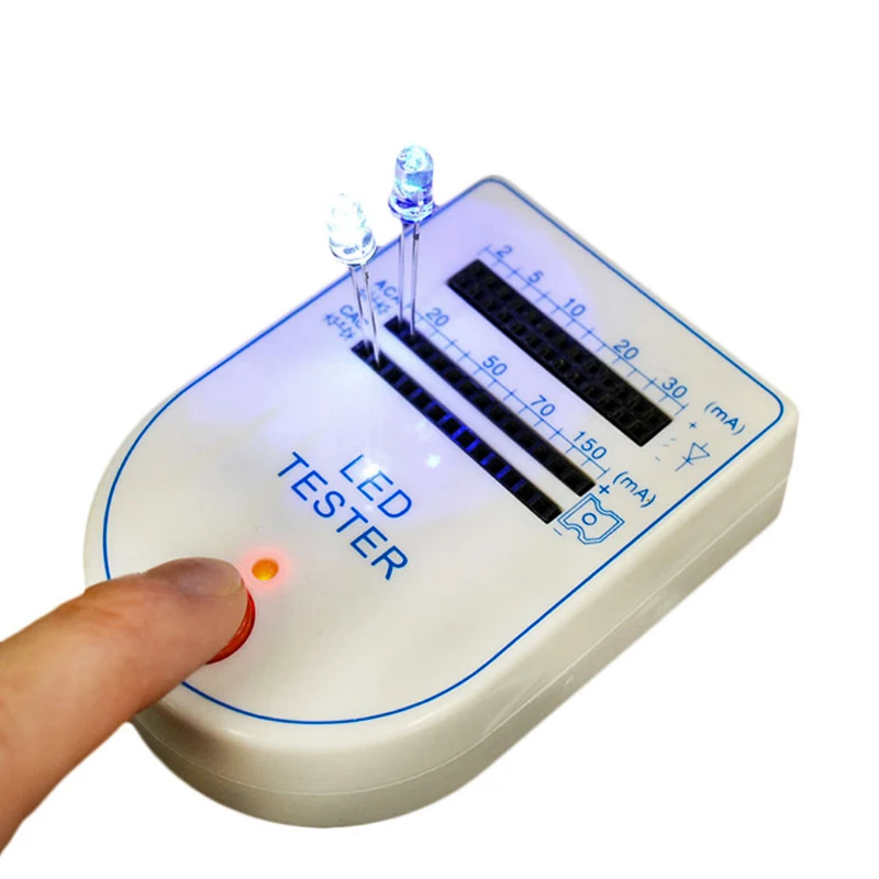 

2~150mA Mini Handy LED Test Box Tester For Light-emitting Diode Lamp Bulb Battery Tester Handy Device LED Tester