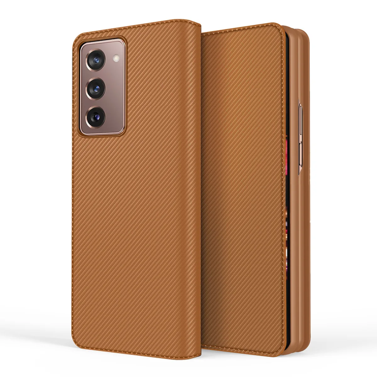 

for Samsung Galaxy Z Fold 2 5G Cover Magnetic Flip Wallet Case for Galaxy Z Fold 2 Split Folding Leather Anti-knock Case