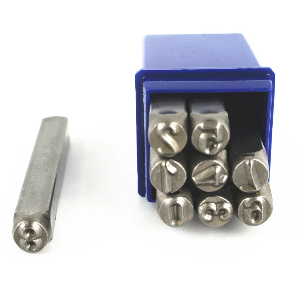 

alloy steel 3mm metal number punch stamping set,jewelry stamp good hardness and tenacity, number stamping punch jewelry tools