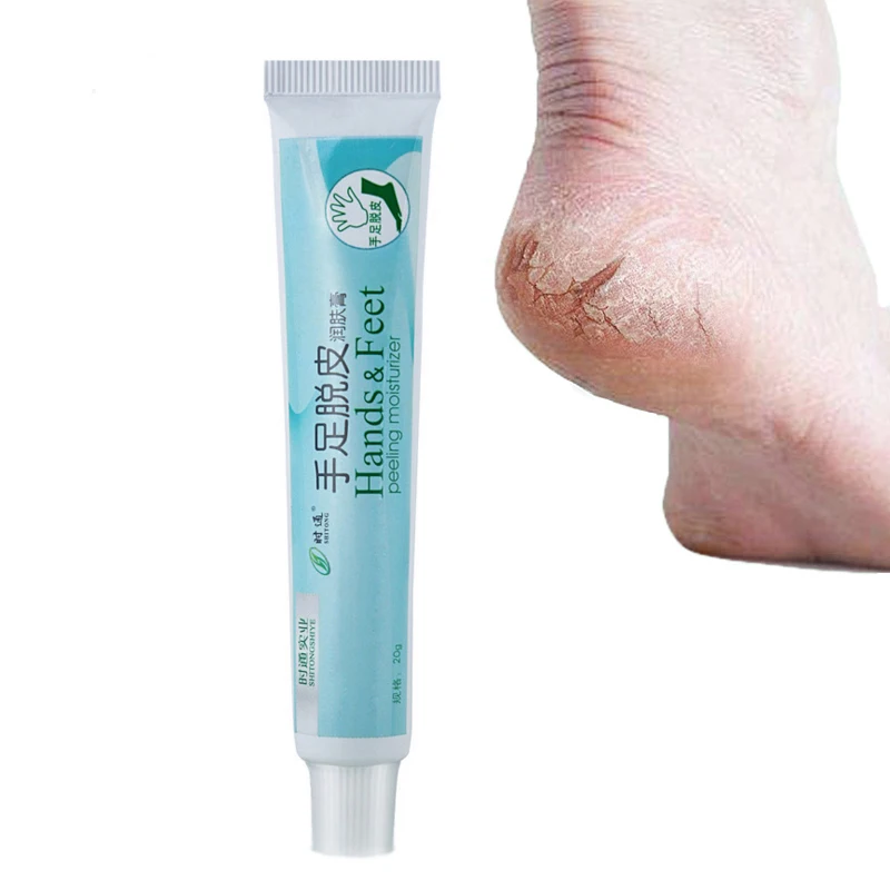 Крем бальзам с трещинами на пятке для грубой сушки и трещины отбеливающий
