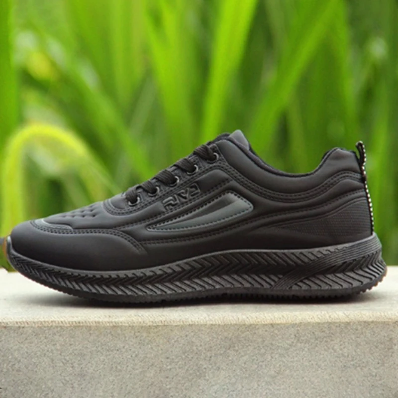 Мужские кроссовки водонепроницаемые на осень зиму теплая прогулочная