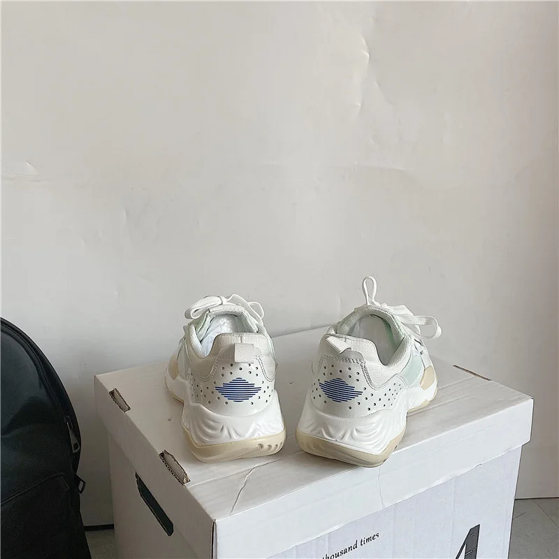 

Women Platform Sports Soles Designer Spring Autumn Fashion Sneakers Breathable Mesh Zapatillas Comfortable Casual Running Shoes