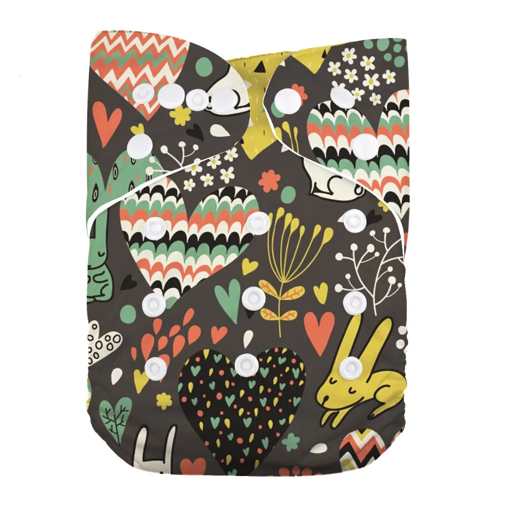 Карманный многоразовый моющийся подгузник один размер ткань для маленьких