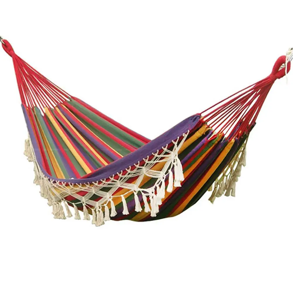 

Double Outdoor Camping Hammock Is Machine Washable Durable Lightweight And Sturdy Comes With A Free Carrying Bag