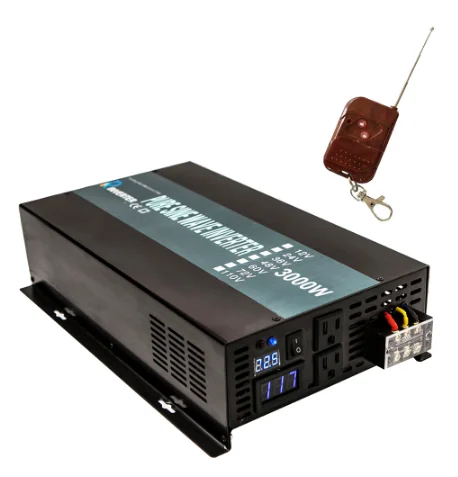Инвертор солнечной панели 3000 Вт от 24 В до 220 чистый синусоидальный инвертор
