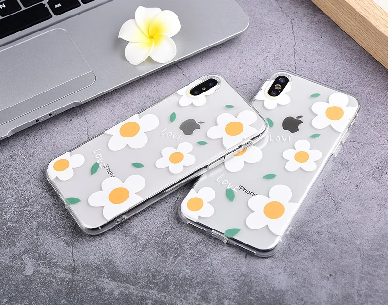 Роскошный мягкий чехол на заднюю панель прозрачный силиконовый для iPhone 7 8 6 6s plus X