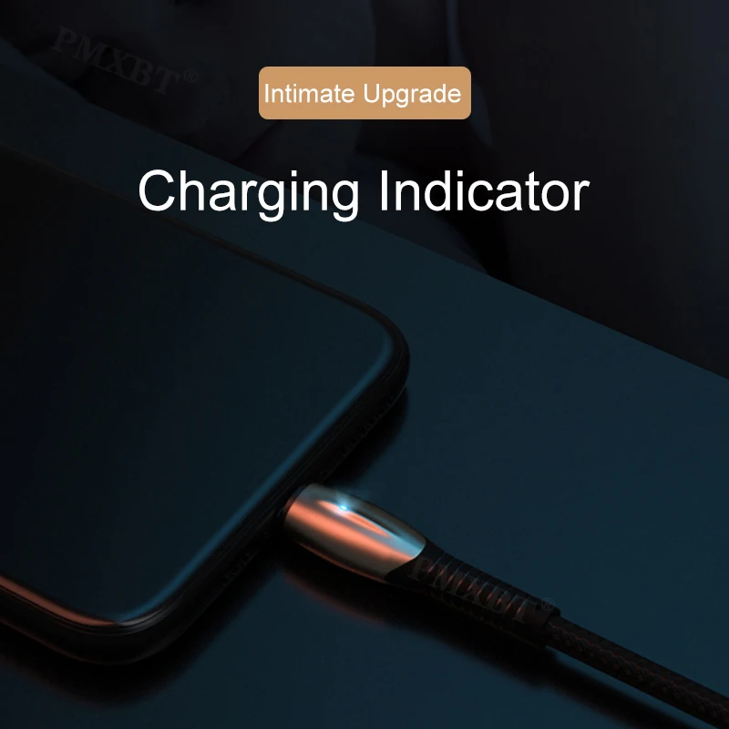 Кабель с разъемом Micro USB Type-C кабель Светодиодная лампа для быстрой зарядки и