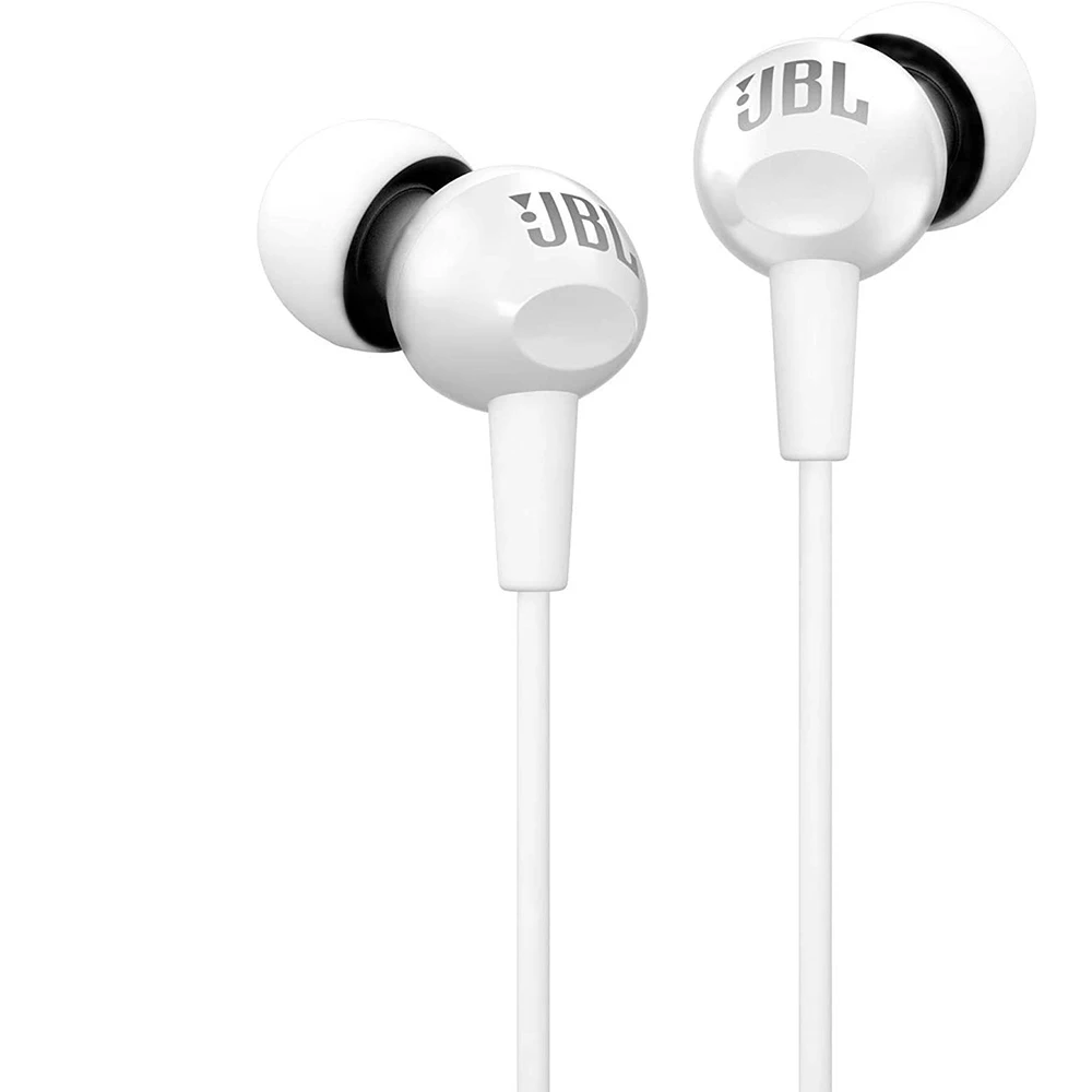 Оригинальные Проводные стереонаушники JBL C100Si 3 5 мм музыкальная Спортивная