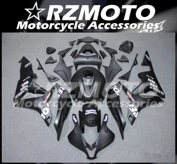 

New ABS Motorcycle Whole Fairings Kit Fit For Honda CBR600RR F5 07 08 2007 2008 bodywork set Custom Repsol black matte