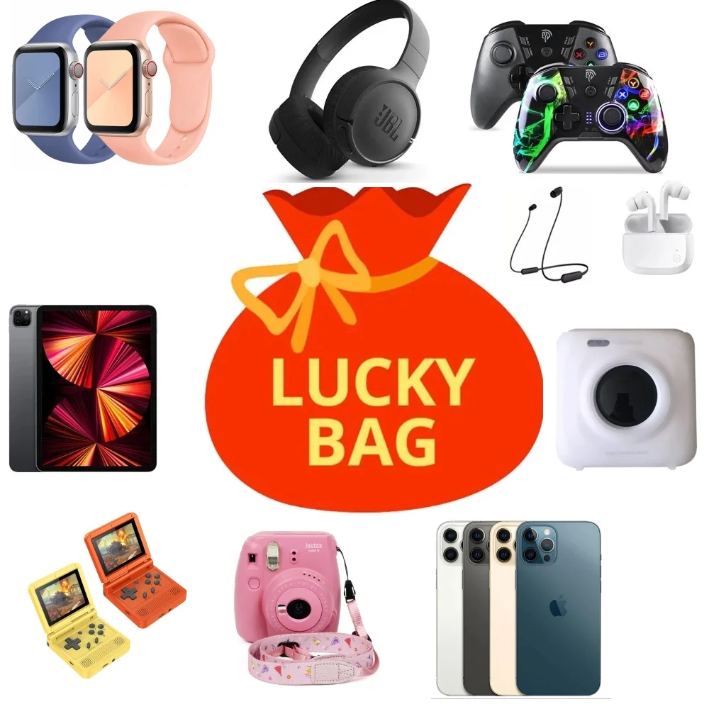 

2021 New Mystery Box Premium Electronic Product Lucky Mystery Box 100% Surprise Boutique 3 To 10 Pcs Random Item Most Popular