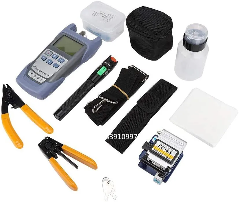 Набор инструментов для оптического волокна локатор кабель Резак зачистки FTTH