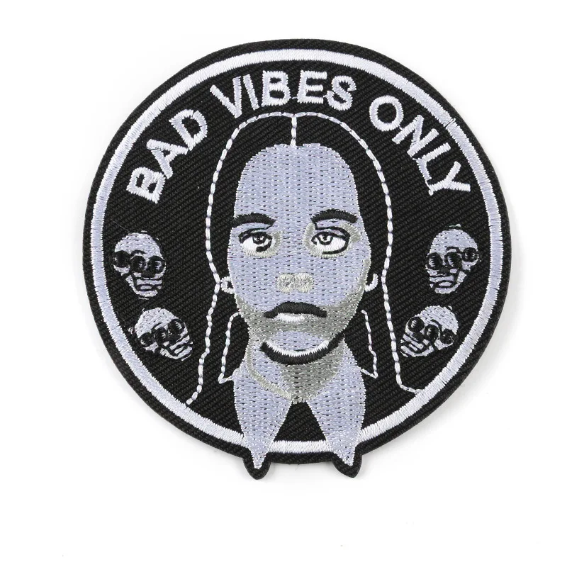 Новинка нашивки с изображением злого скорпиона персика камня сердца черепа