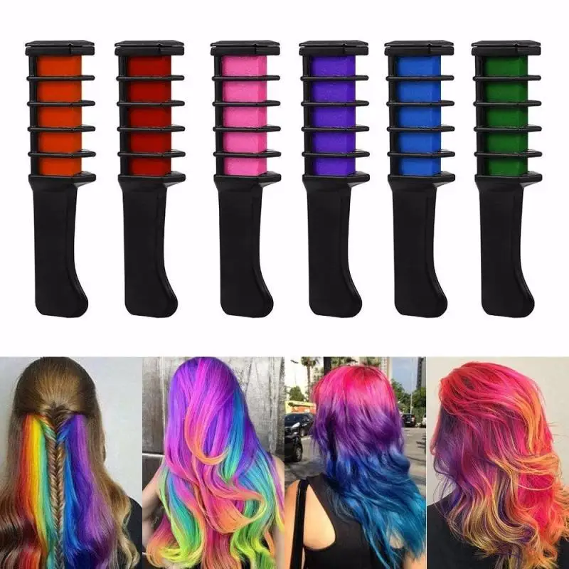 13 цветов одноразовая краска для волос Тушь ресниц Расческа ручка окрашивания