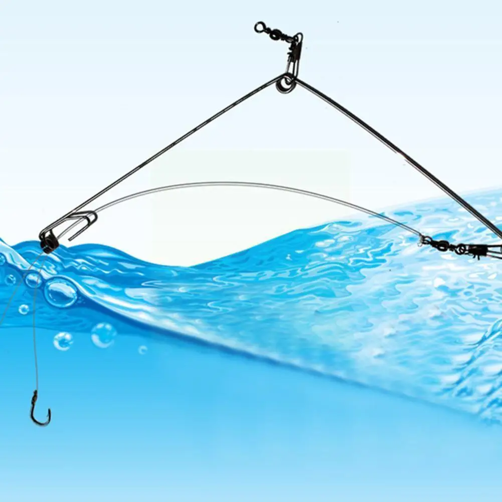 

1pc Automatic Fishing Device Steel Trigger Hook Fishing Thehookcatch Spring Automatically Fish Trigger Bite Lure I6i0